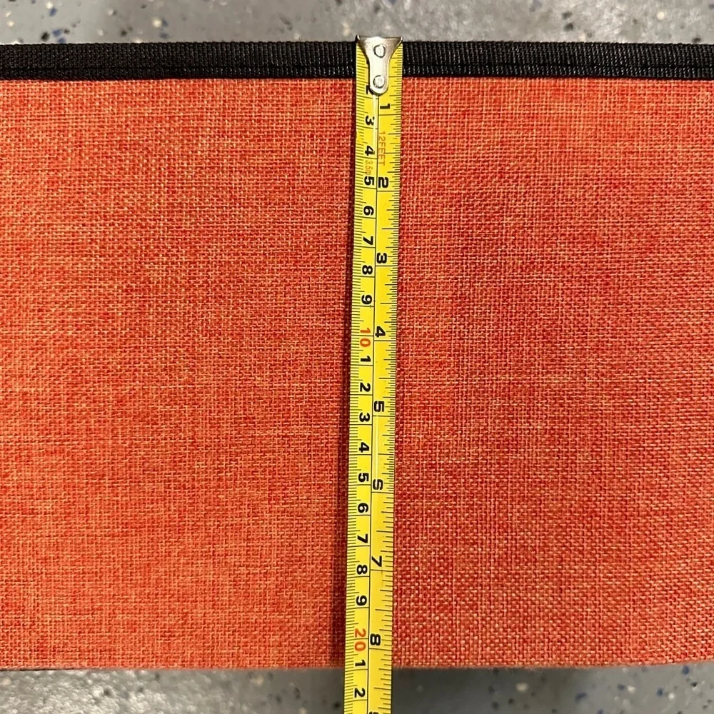 Woven Orange Storage Bin